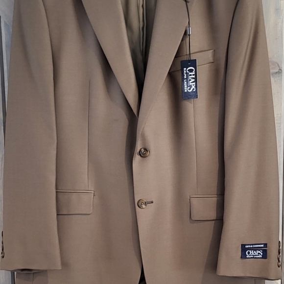 Chaps Ralph Lauren Wool Cashmere 44L, 38W Suit Jacket - Picture 4 of 11